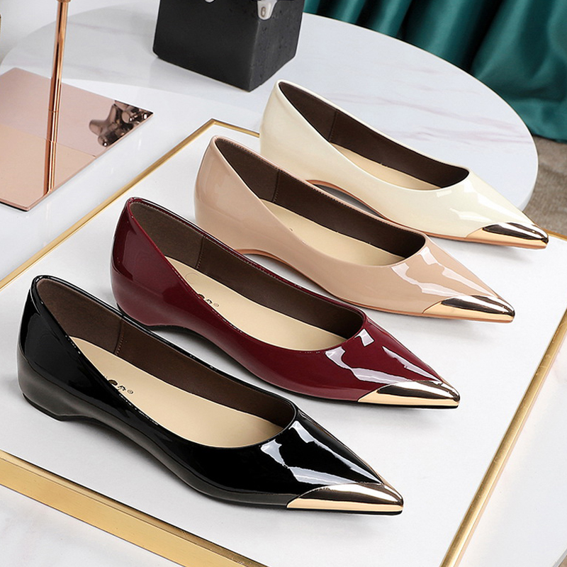 Women Shoes Size To Men - أحذية BIGTREE نسائية بكعب منخفض، أحذية