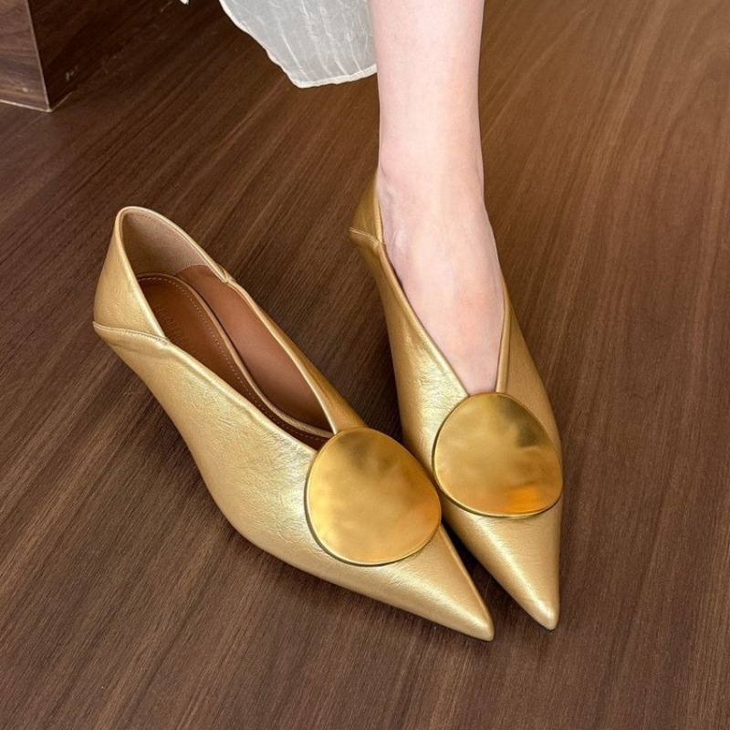 Women'S Heels - أحذية نسائية لربيع وصيف 2025 بمقدمة