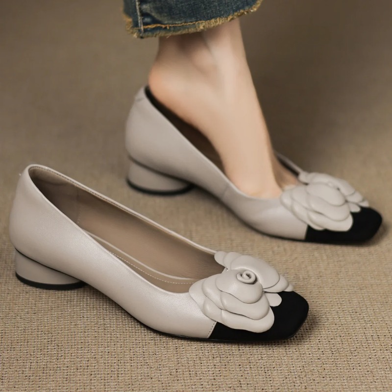Women'S Heels - حجم كبير 34-41 المرأة مزيج جلد