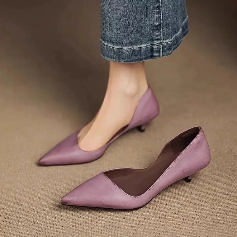 Women'S Heels - حذاء نسائي بكعب ستيليتو بمقدمة مدببة،