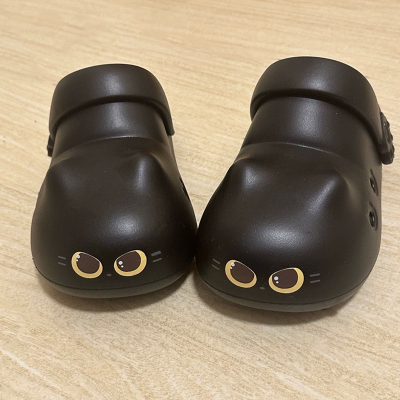 Women Shoes Black - شباشب جديدة مبتكرة على شكل قطة