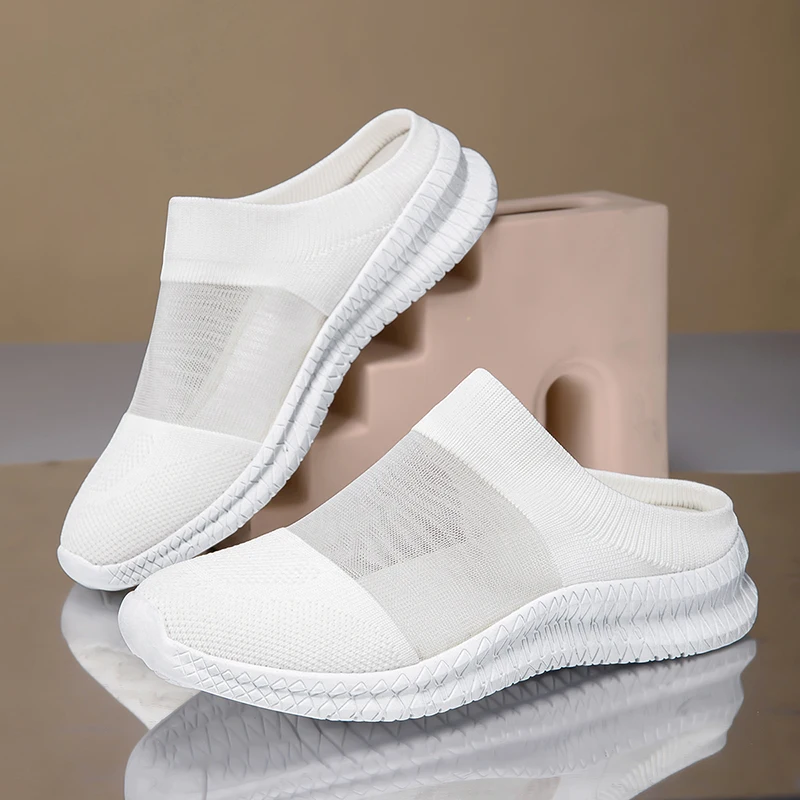 Women Shoes For Walking - شباشب نسائية صيفية للشاطئ، أحذية مسطحة