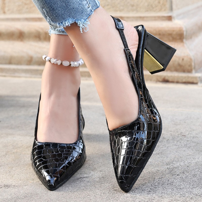 الصيف صنادل كعب عالٍ المرأة مث - مراجعة Women Shoes Black وسعره