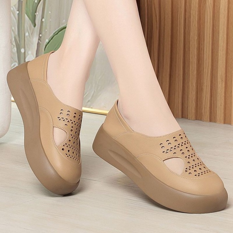 أحذية نسائية ذات نعل سميك بتصم - مراجعة Women Shoes For Walking وسعره