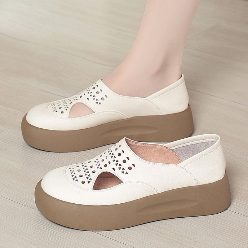 أحذية نسائية ذات نعل سميك بتصم - مراجعة Women Shoes For Walking وسعره