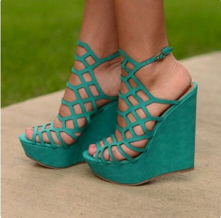صنادل نسائية صيفية بكعب عالٍ و - مراجعة Women'S Shoes Yellow وسعره