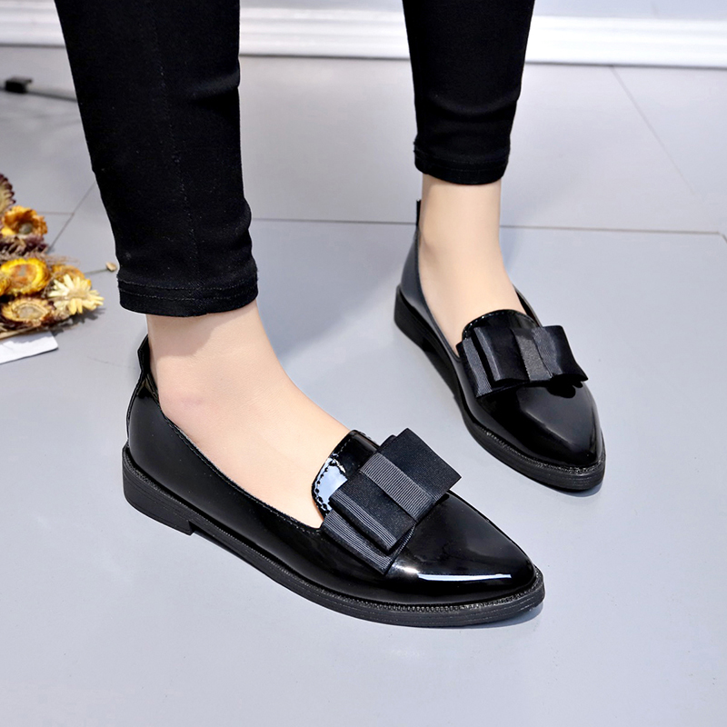 أحذية مسطحة سوداء/حمراء داكنة  - مراجعة Women Shoes Black وسعره