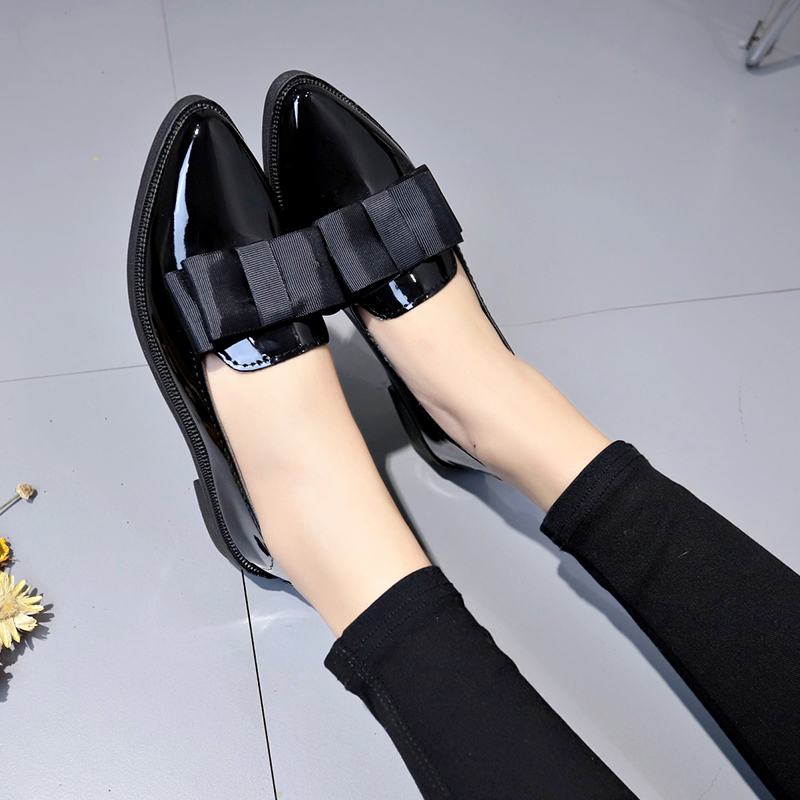 أحذية مسطحة سوداء/حمراء داكنة  - مراجعة Women Shoes Black وسعره