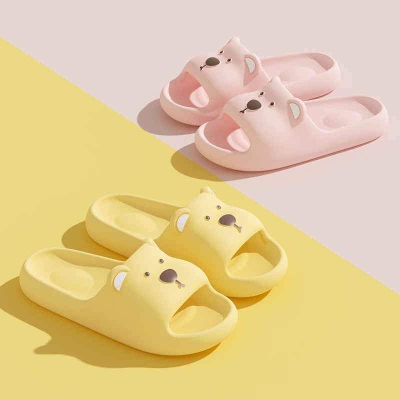 شباشب منزلية للجنسين بتصميم دب - مراجعة Women Shoes Size To Men وسعره