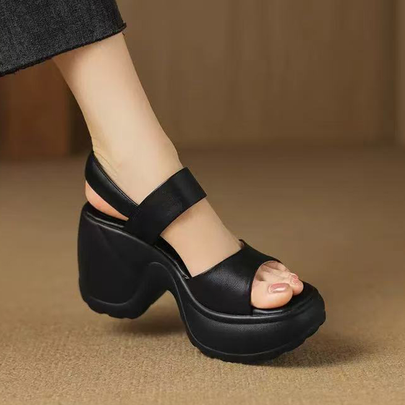 صنادل نسائية بكعب عالٍ، أحذية  - مراجعة Women Shoes For Walking وسعره