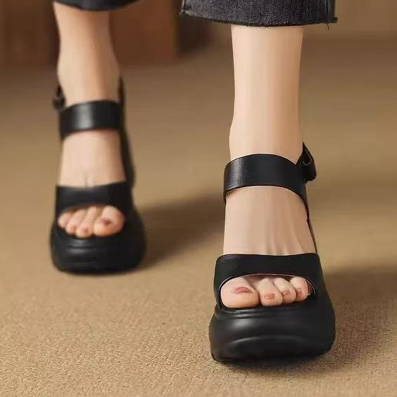 صنادل نسائية بكعب عالٍ، أحذية  - مراجعة Women Shoes For Walking وسعره