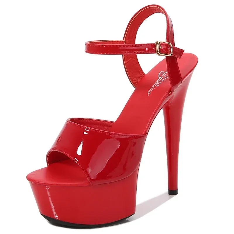 2025 Mclubgirl موضة النساء 15  - مراجعة Women Shoes Black وسعره