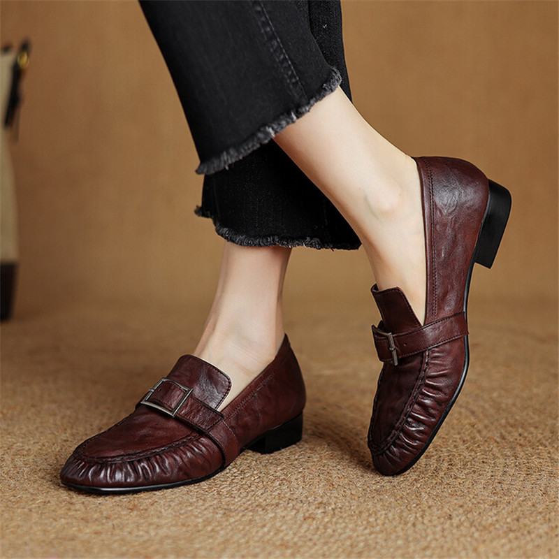أحذية بدون كعب من الجلد الطبيع - مراجعة Women'S Heels وسعره