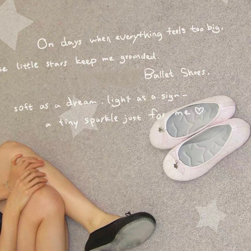 أحذية باليه بفيونكات - تصميم ج - مراجعة Ballet Flat Women وسعره