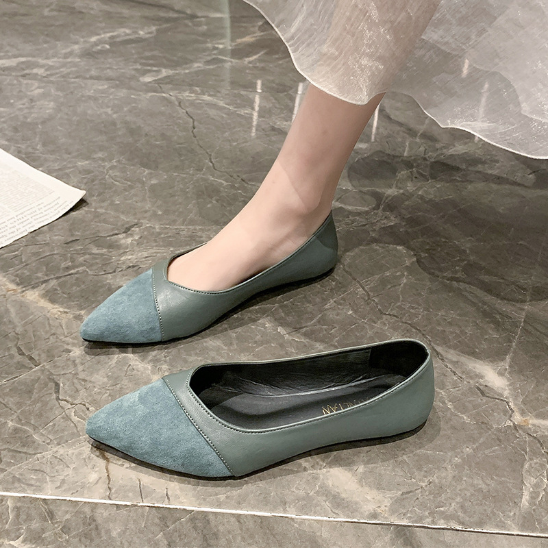 أحذية جلدية سوداء مسطحة للنساء - مراجعة Women Shoes Black وسعره
