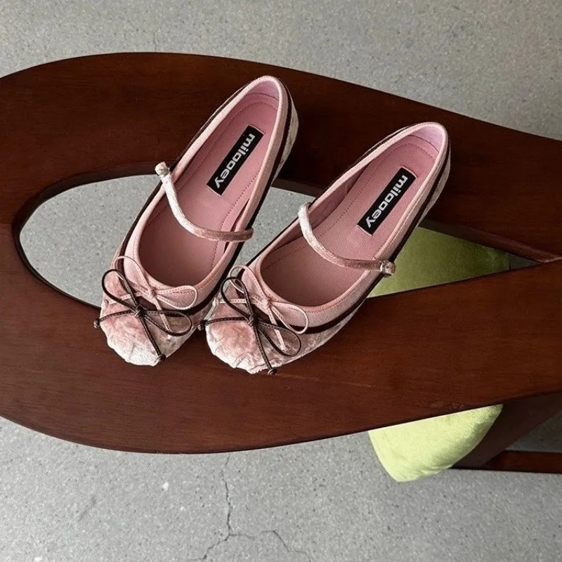 أحذية باليه فرنسية 2026 ذات قا - مراجعة Ballet Flat Women وسعره