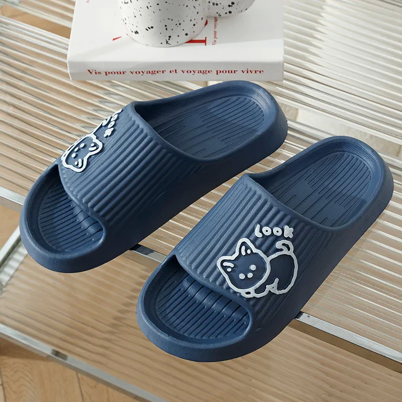الصيف Kawaii القطط النعال النس - مراجعة Women Shoes Black وسعره
