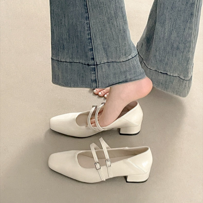أحذية ماري جين نسائية فضية بكع - مراجعة Women'S Heels وسعره