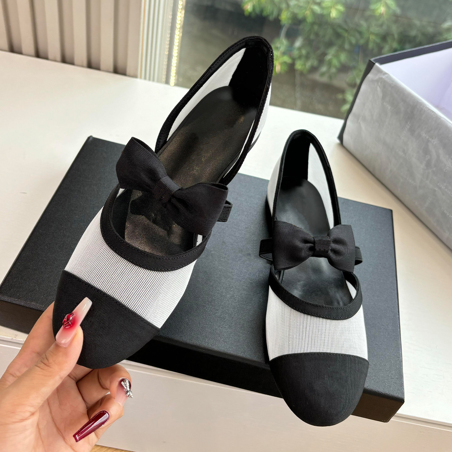 أحذية باليه بفيونكة 2026، أحذي - مراجعة Ballet Flat Women وسعره