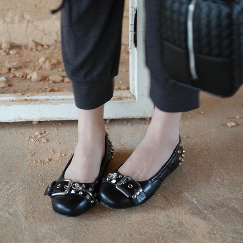 حذاء ماري جين نسائي مسطح منخفض - مراجعة Shoes Women Pumps وسعره
