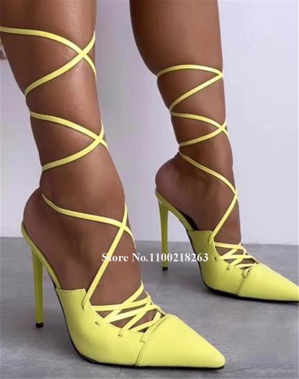 الدانتيل متابعة الصنادل كعب رق - مراجعة Women'S Shoes Yellow وسعره